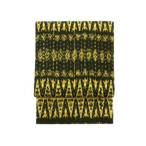 【新品】名古屋帯　貴久樹　イカット手織り