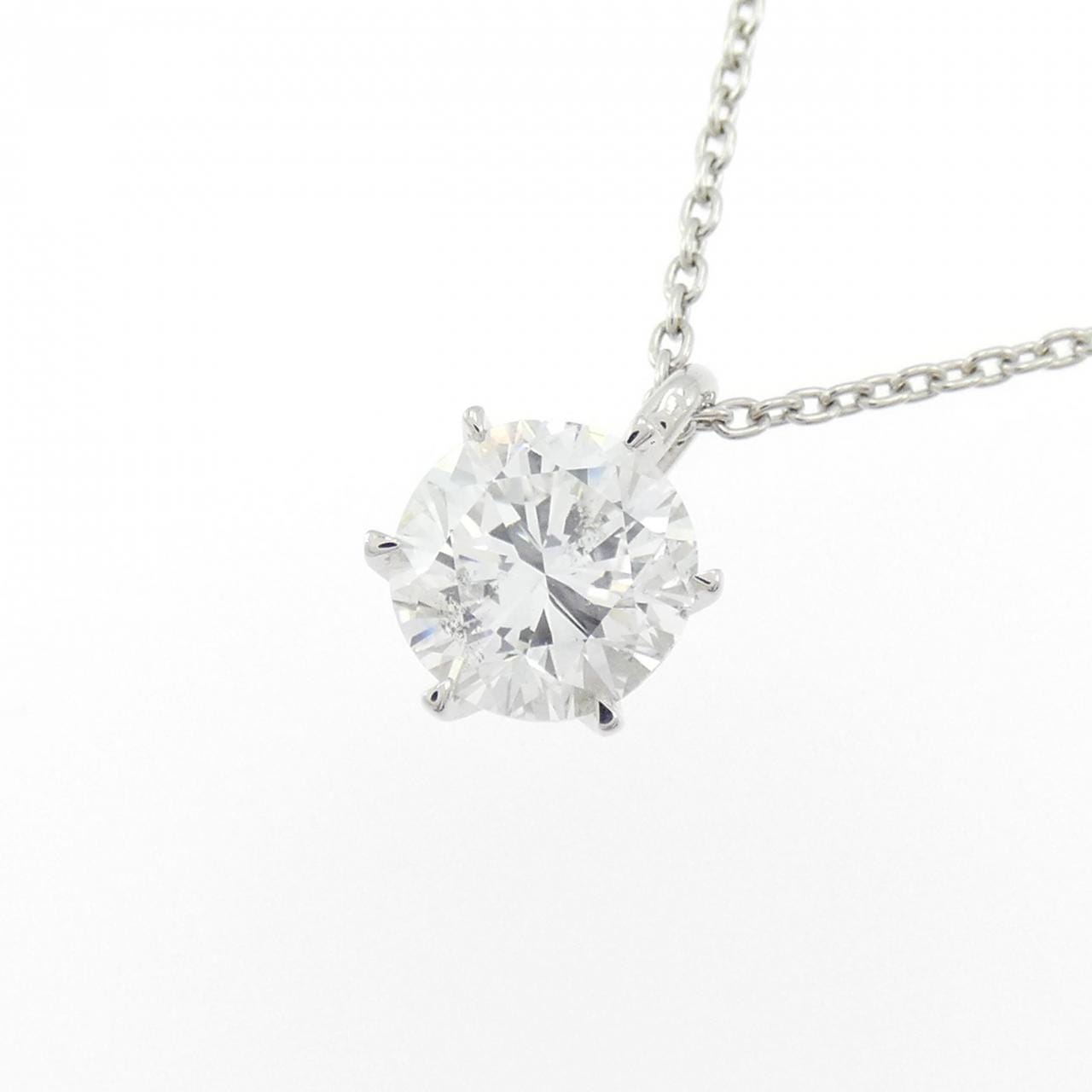 【リメイク】PT900/PT850 ダイヤモンド ネックレス 1.000CT F SI2 Good