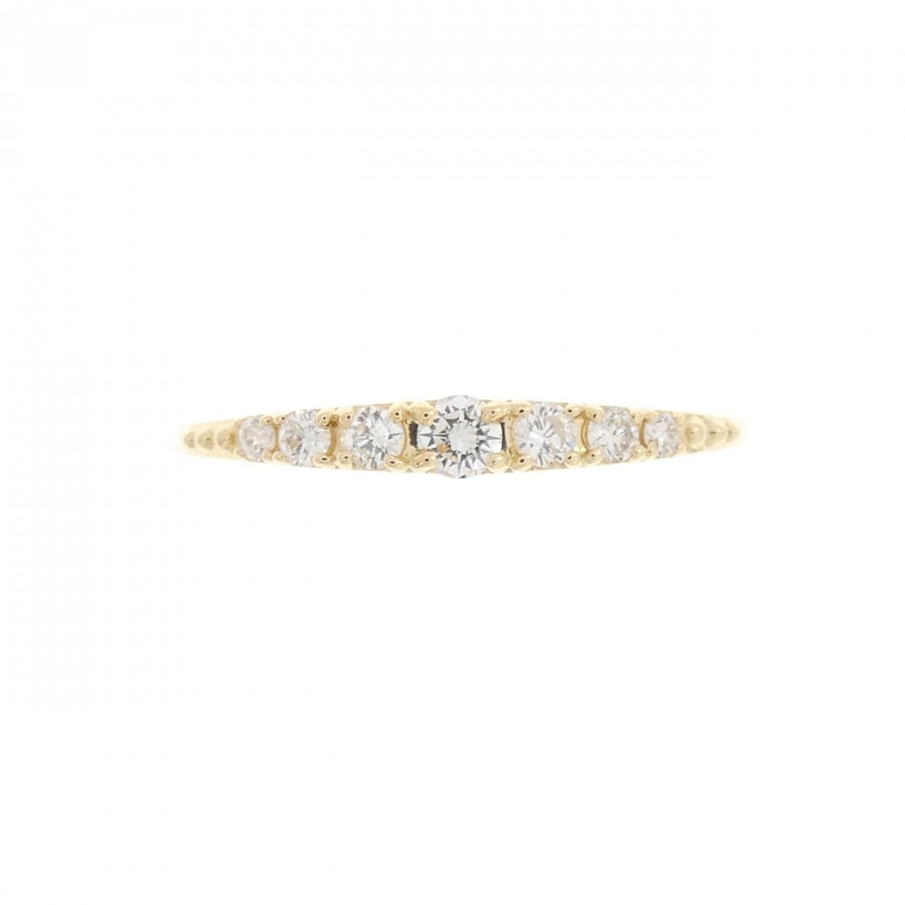 【リメイク】K18YG ダイヤモンド リング 0.15CT