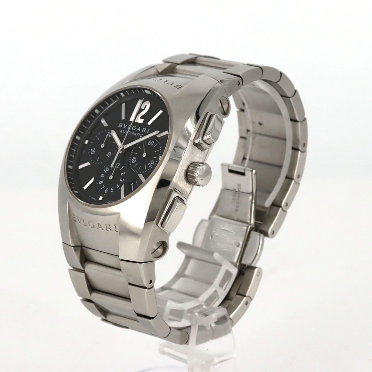 【ノーメンテナンス特価】ブルガリ エルゴンクロノグラフ EG40SCH/EG40BSSDCH/AT SS 自動巻