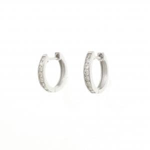 K18WG ダイヤモンド ピアス 0.20CT