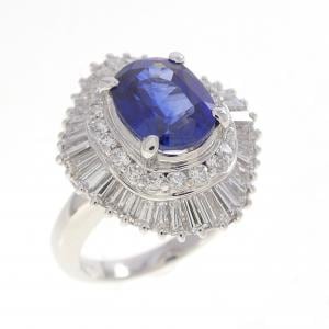 PT900 サファイヤ リング 2.41CT