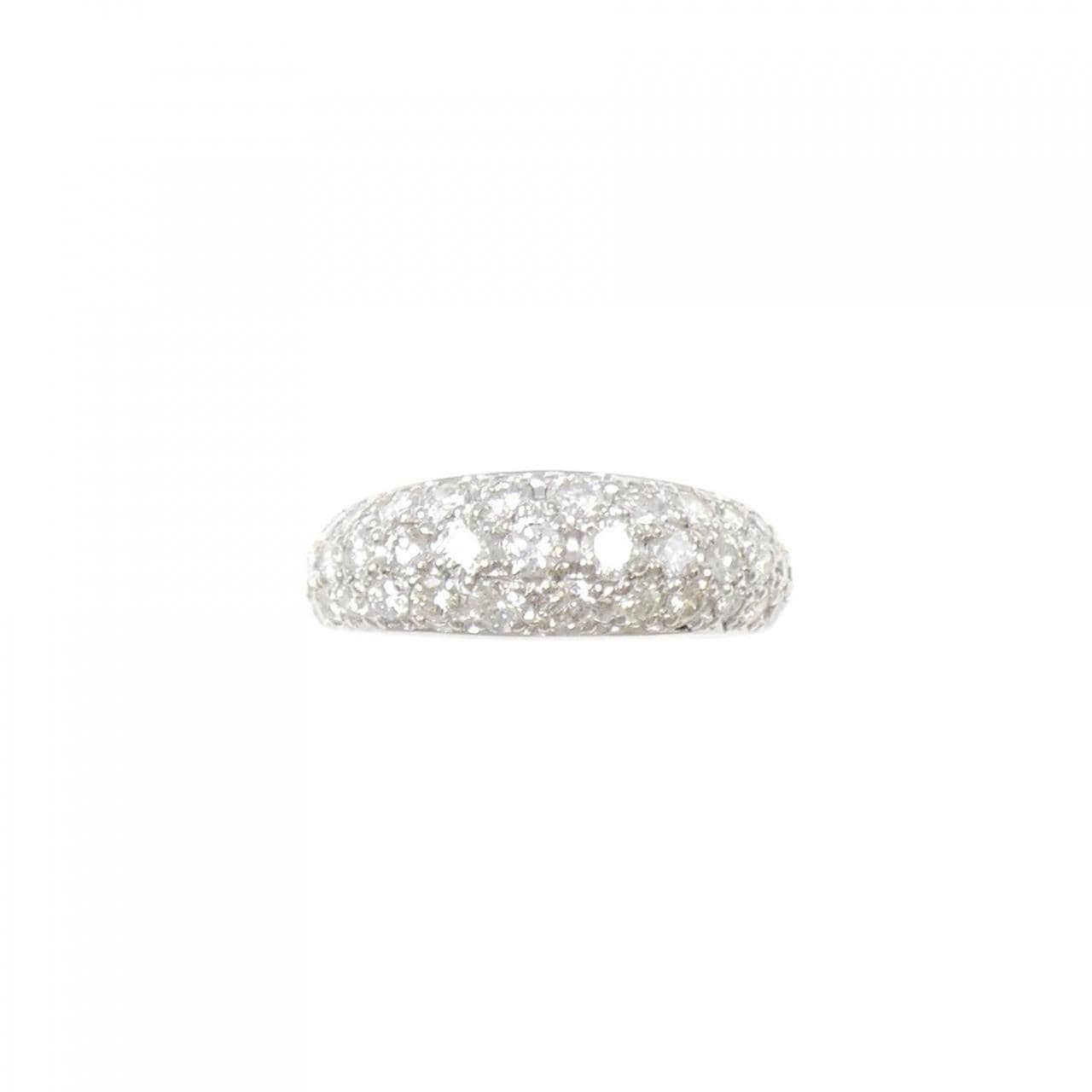 PT900 パヴェ ダイヤモンド リング 1.00CT
