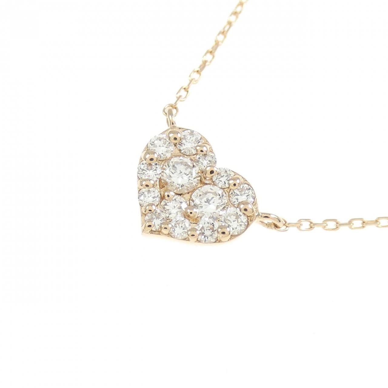 PONTE VECCHIO Heart Diamond Necklace 0.13CT