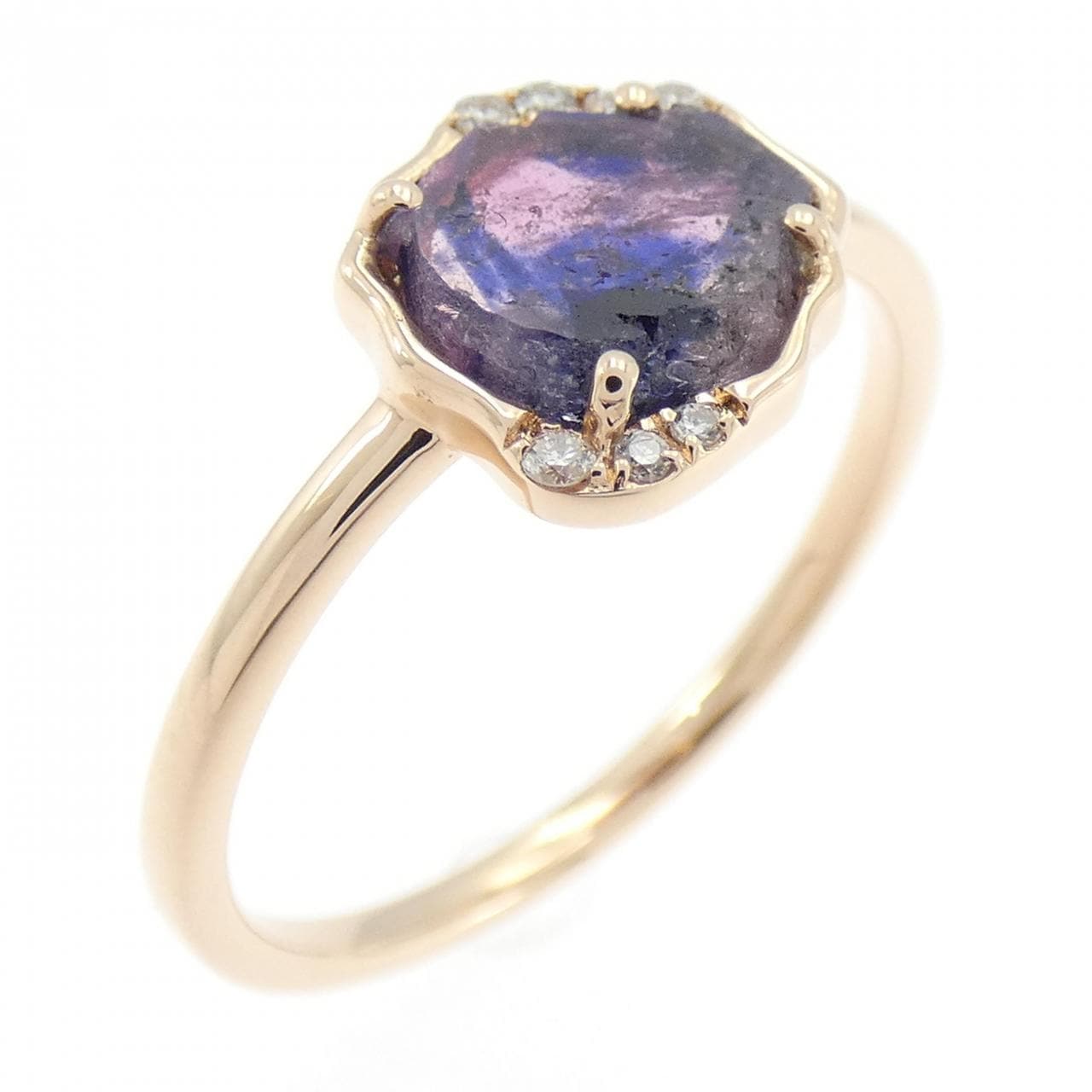 K18PG サファイヤ リング 1.138CT