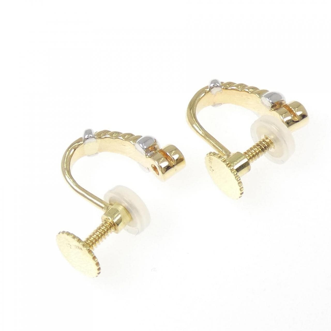 18KT/18KWG ダイヤモンド イヤリング