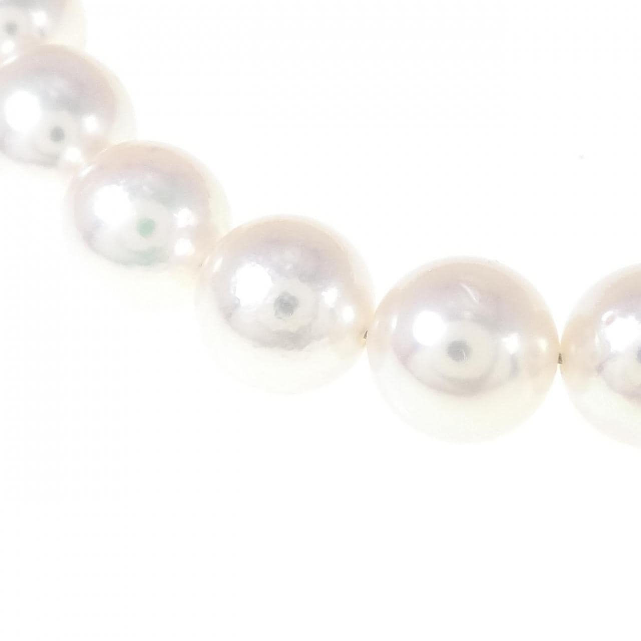 [BRAND NEW] Silver Clasp Akoya Pearl Necklace 7.5-8mm