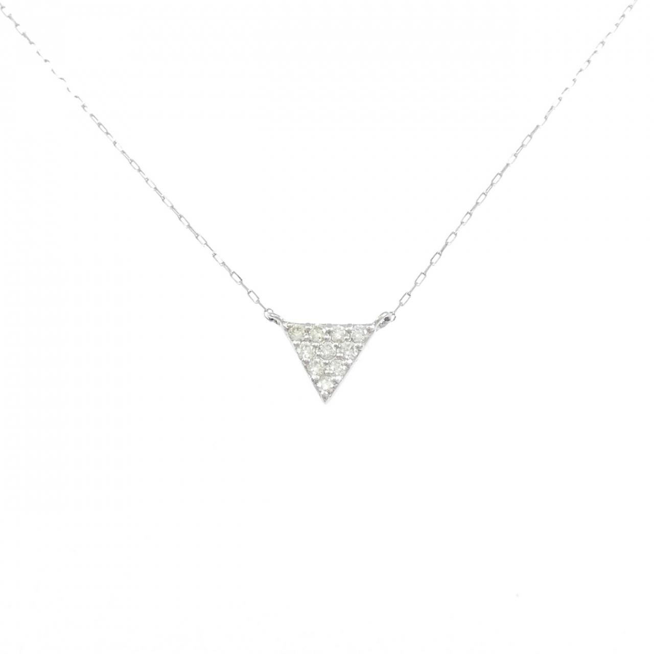 【新品】PT900 ダイヤモンド ネックレス 0.10CT