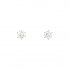 【リメイク】PT900/ST ダイヤモンド ピアス 0.301CT 0.308CT G SI1 EXT-VG