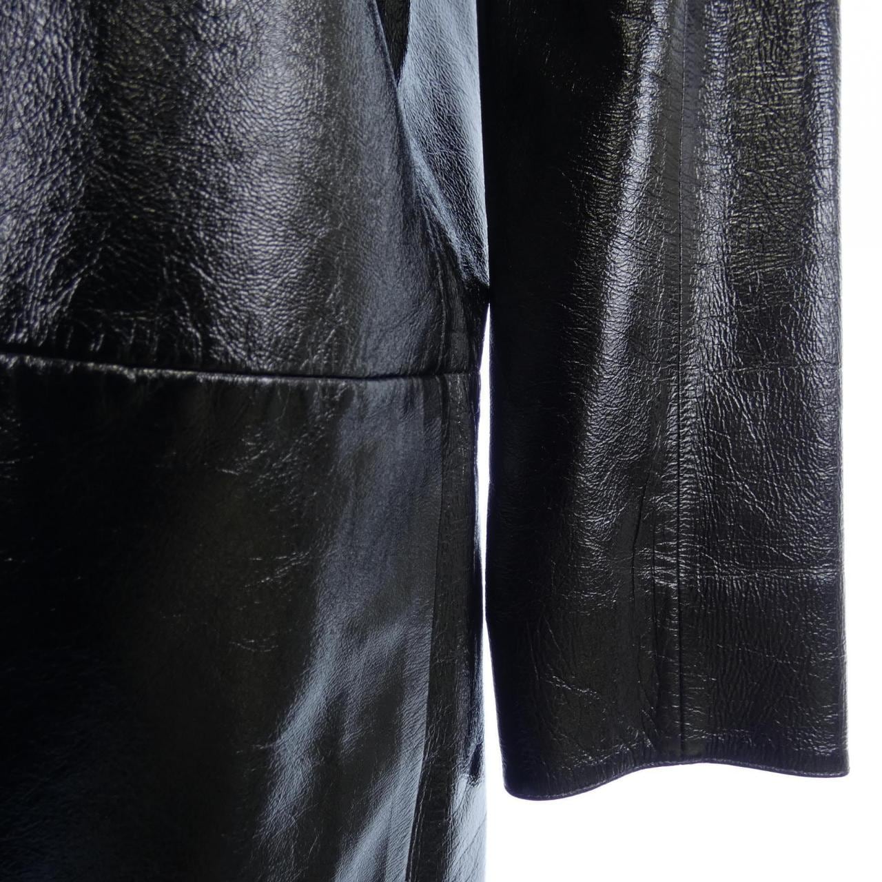 シャネル CHANEL P53921C00302 レザーコート