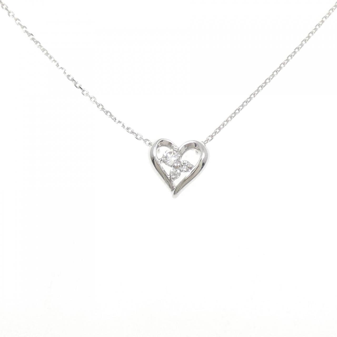 4゜C ハート ダイヤモンド ネックレス