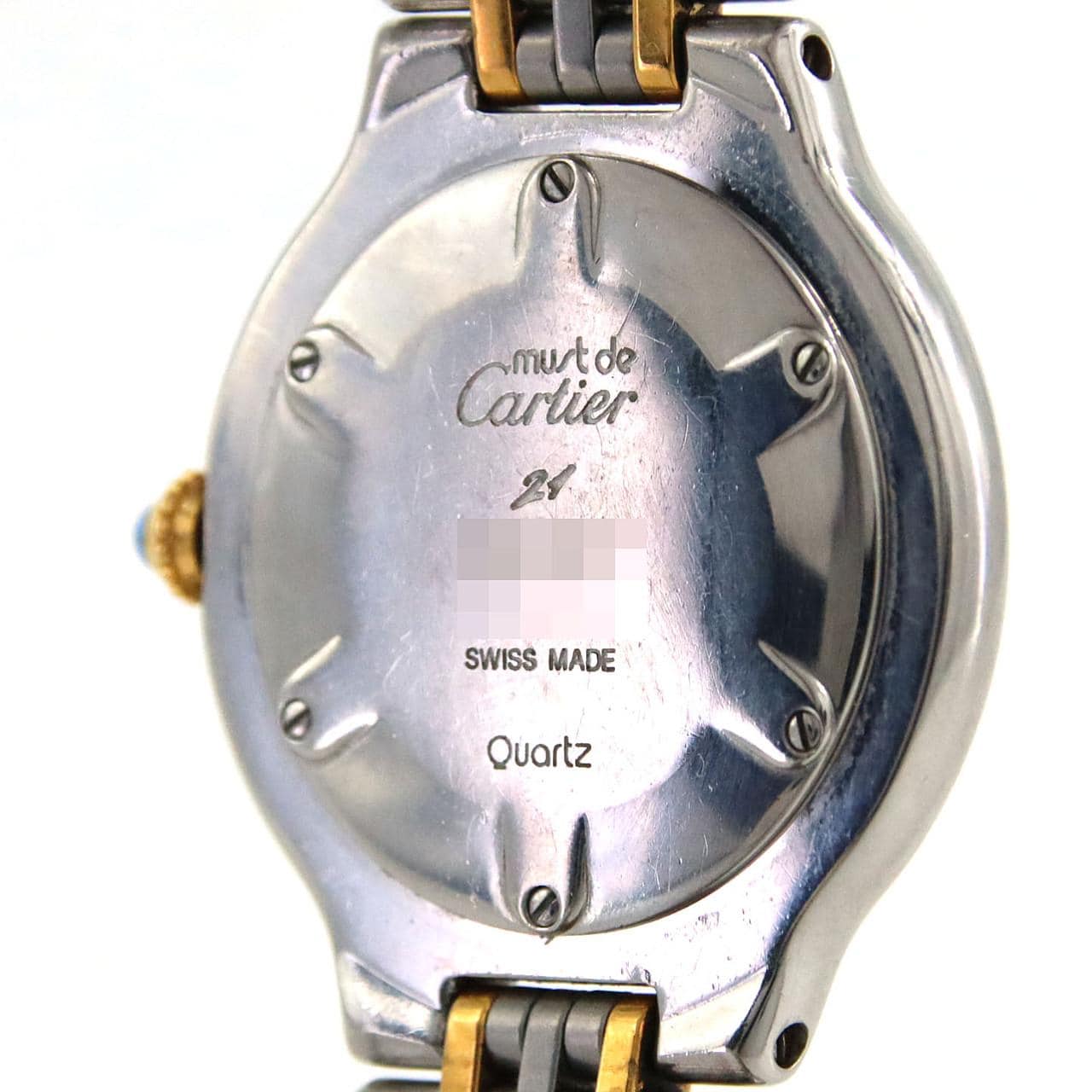 【ノーメンテナンス還元価格】カルティエ マスト21LM コンビ W10050F4 SSxGP クォーツ