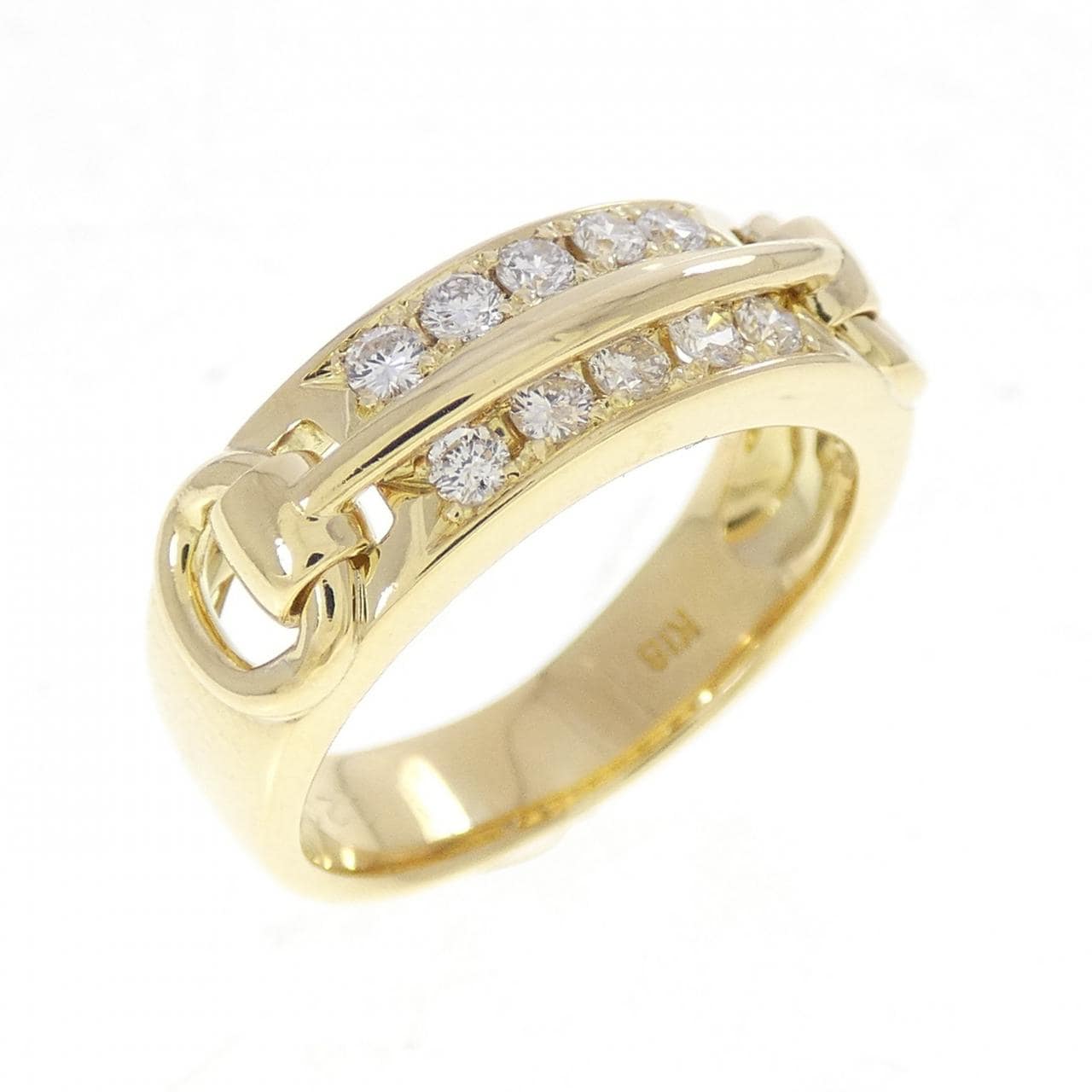 K18YG ダイヤモンド リング 0.20CT