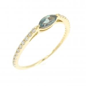 K18YG アレキサンドライト リング 0.23CT
