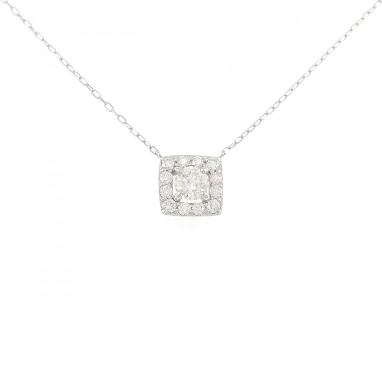 PT950/PT850 ダイヤモンド ネックレス 0.48CT