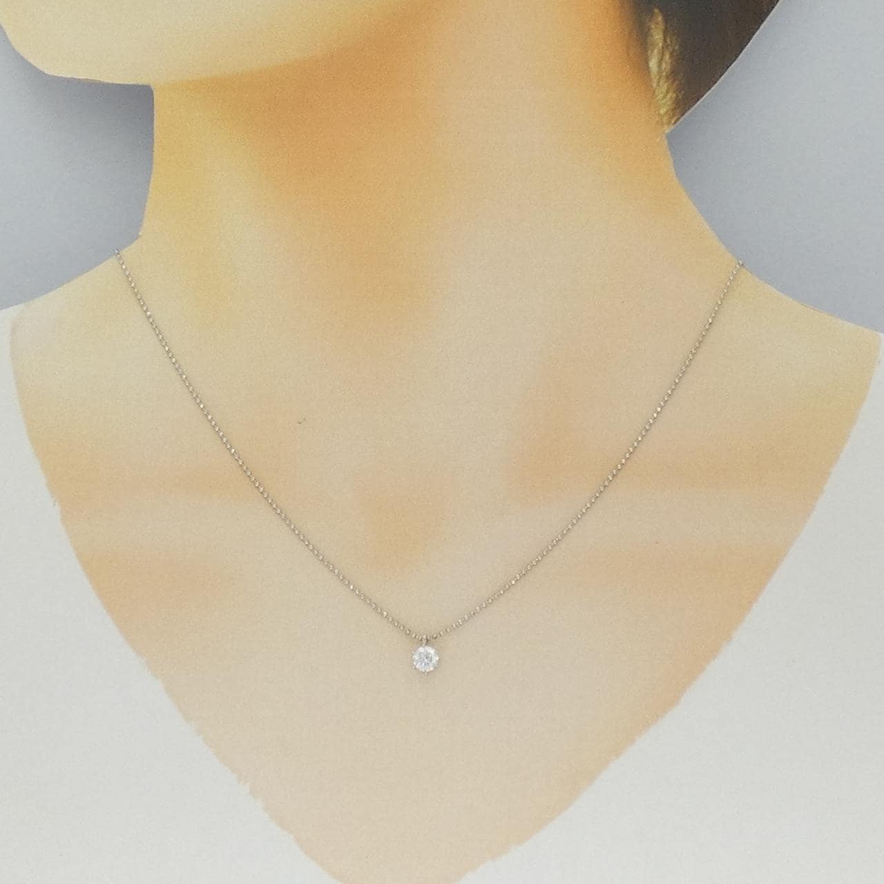 PT900/PT850 ダイヤモンド ネックレス 0.367CT