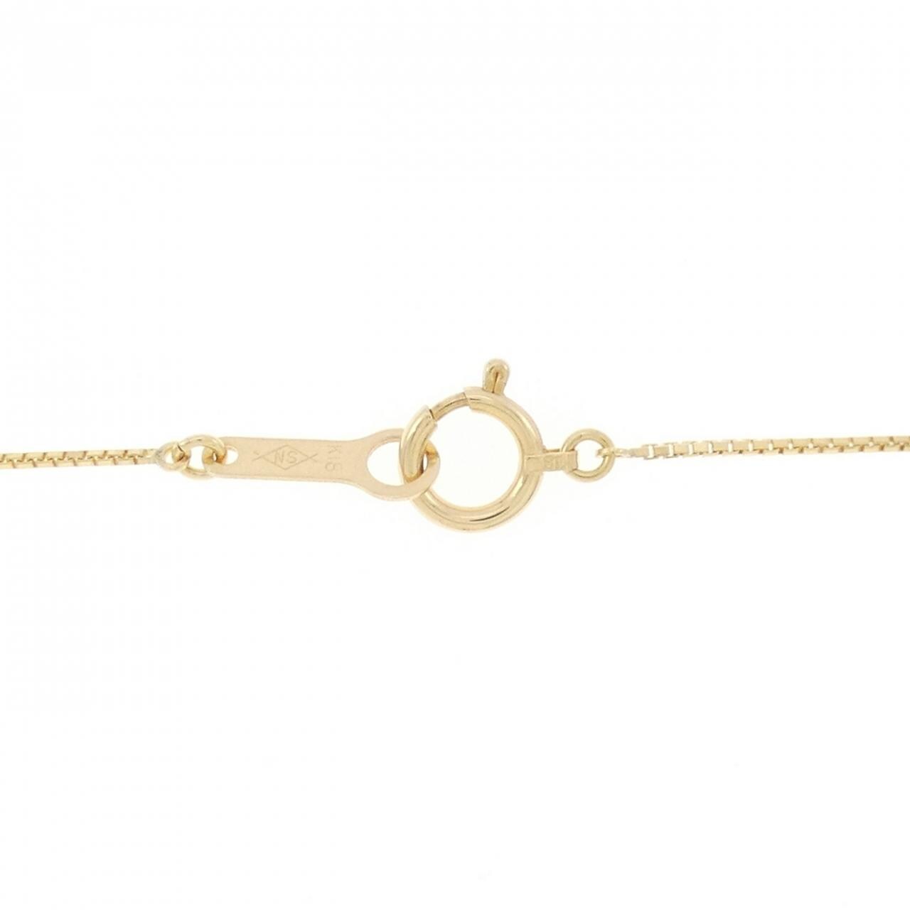 K18YG ダイヤモンド ネックレス 0.20CT