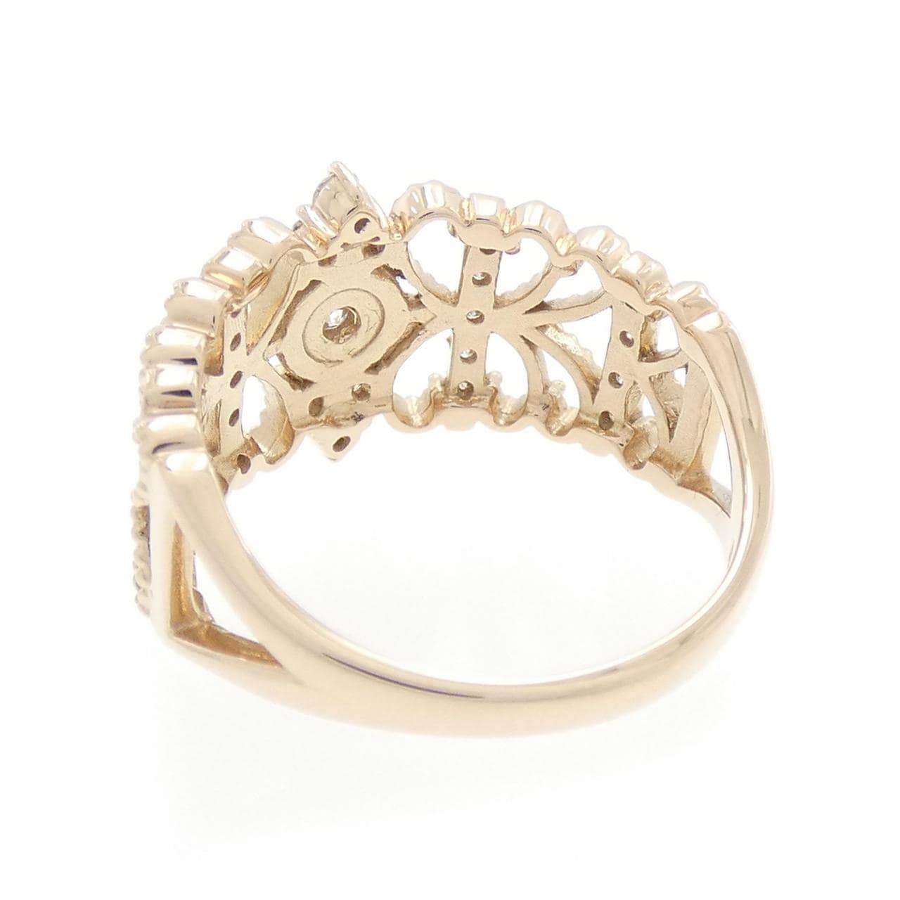 K18PG ダイヤモンド リング 0.28CT