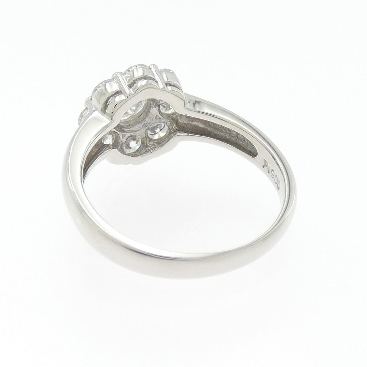 PT900 フラワー ダイヤモンド リング 1.12CT