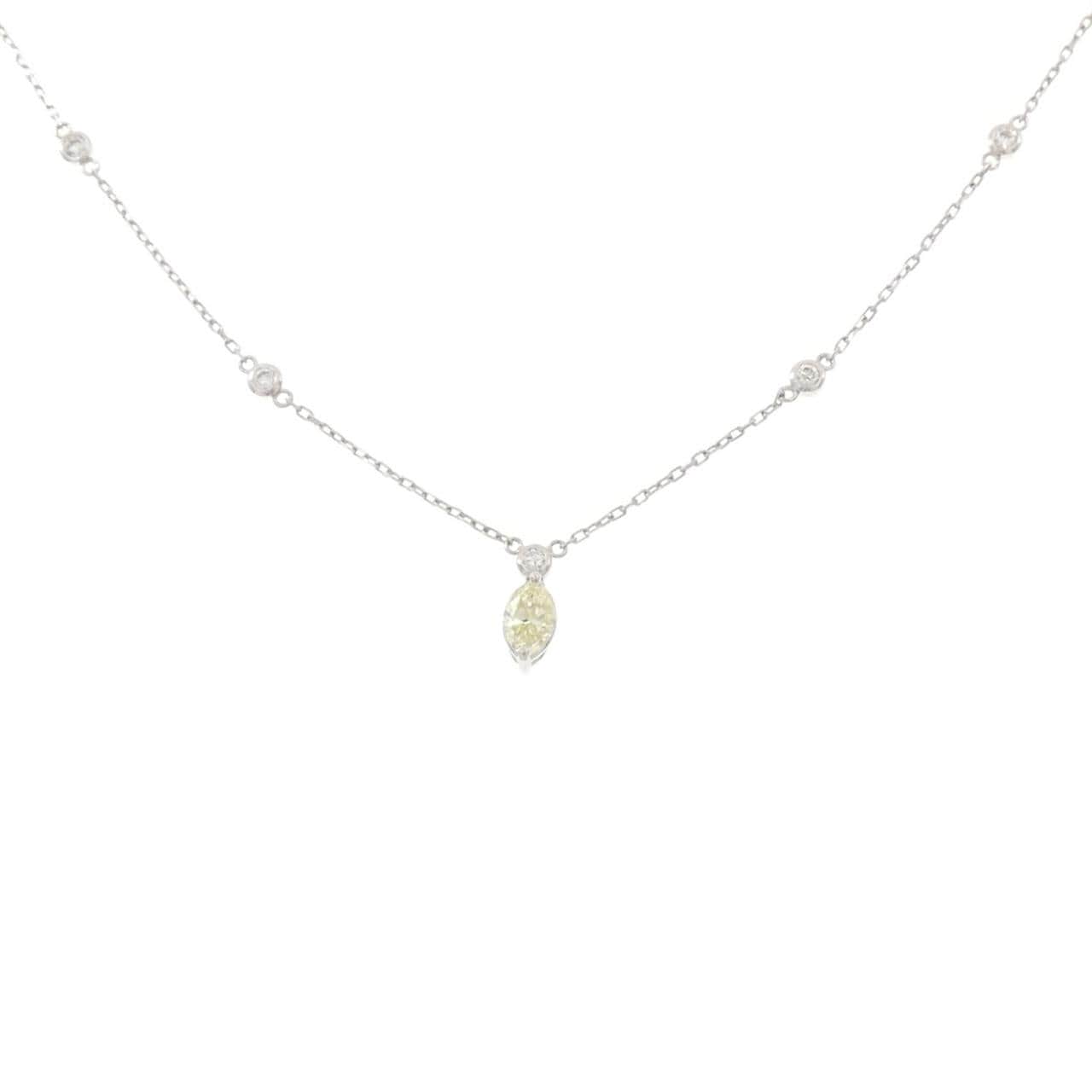 PT900/PT850 ダイヤモンド ネックレス 0.36CT