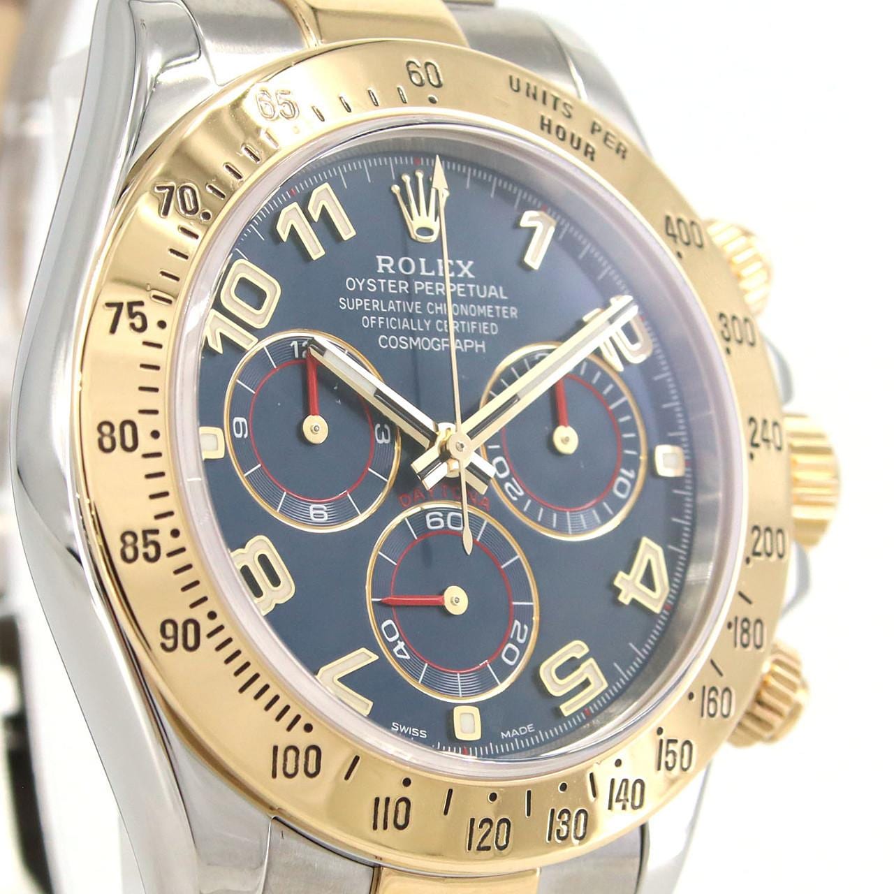 ROLEX Daytona 116523。不銹鋼和黃金自動上弦F 系列