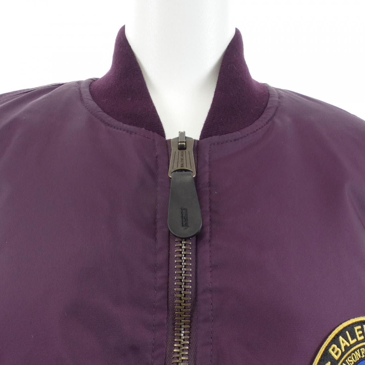 バレンシアガ BALENCIAGA ワッペンロゴ MA-1 839122 TOO04 ブルゾン