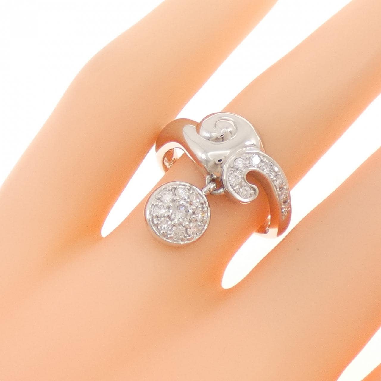 PT900 ダイヤモンド リング 0.10CT