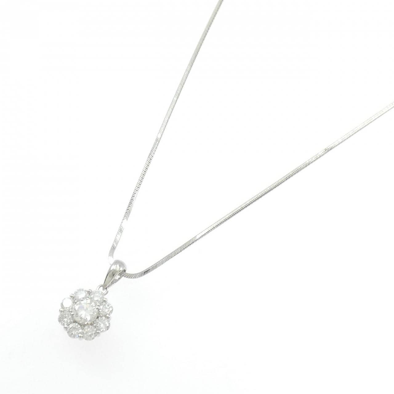 PT900/PT850 ダイヤモンド ネックレス 0.294CT G VS1 Fair