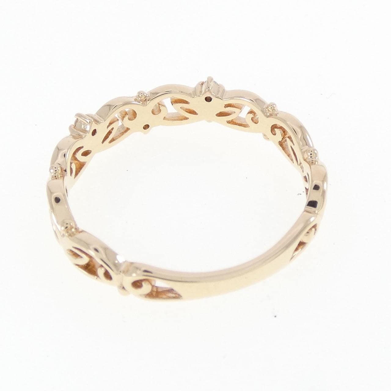 アガット ダイヤモンド リング 0.02CT