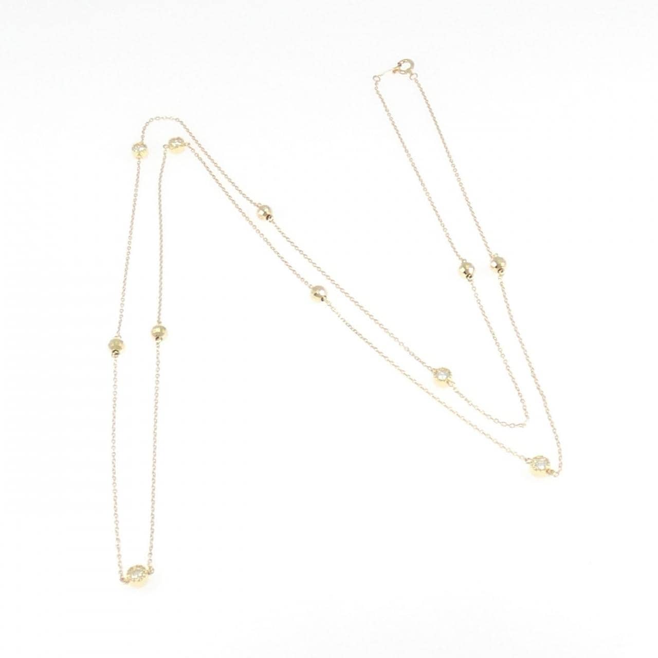 K18YG ダイヤモンド ネックレス 0.50CT