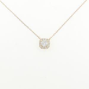 K18YG ダイヤモンド ネックレス 0.318CT D VVS2 3EXT H&C