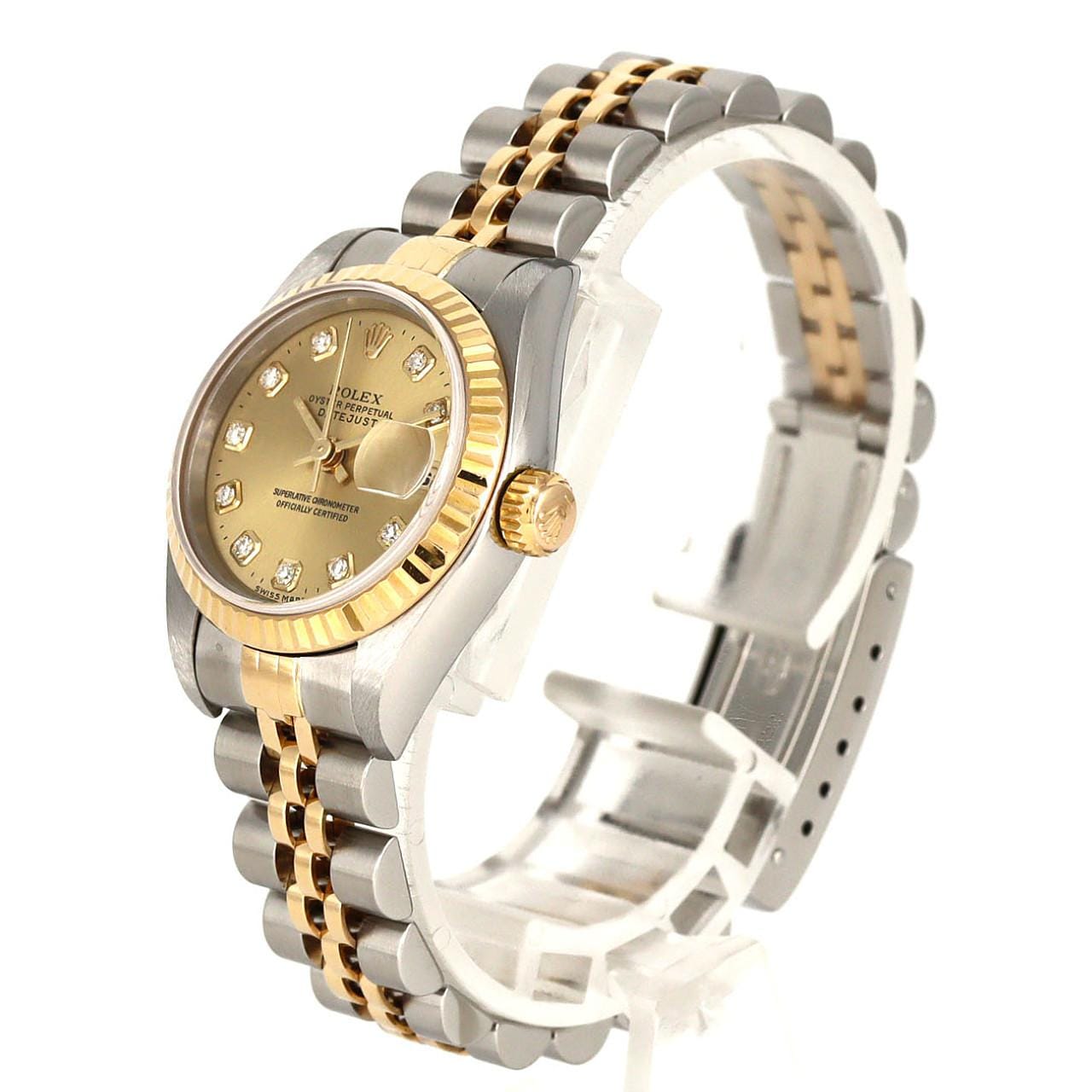 ロレックス デイトジャスト 79173G SSxYG 自動巻 A番