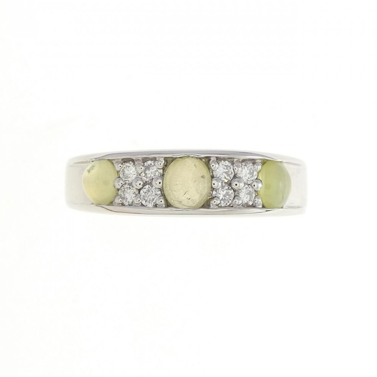 PT Chrysoberyl Cat&#39;s Eye Ring 0.78CT