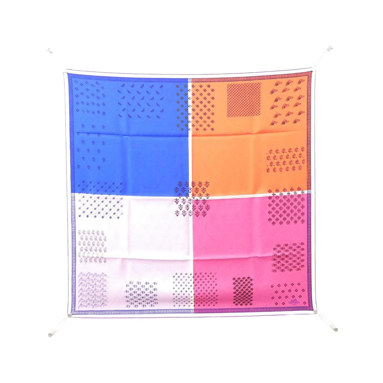 エルメス QUADRI AU BLOC カレ 173388S スカーフ