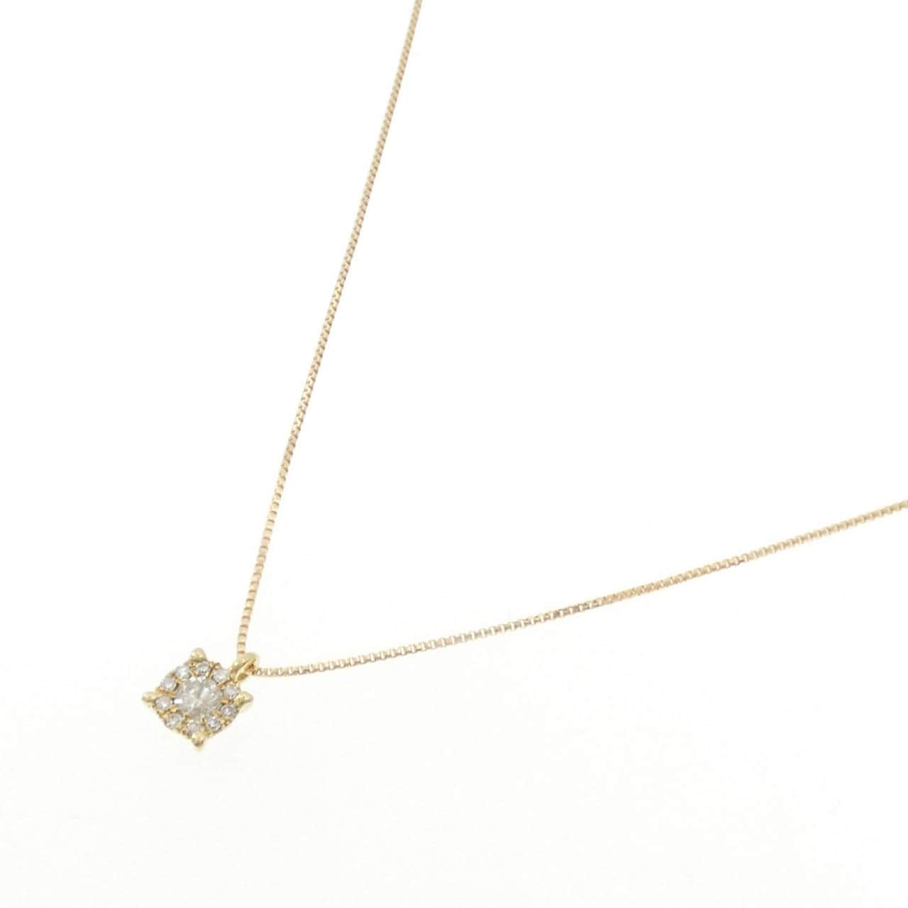 K18YG ダイヤモンド ネックレス 0.10CT