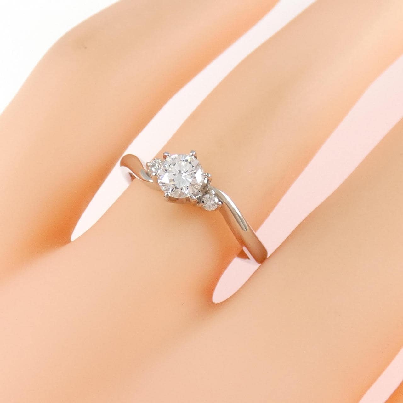 PT900 ダイヤモンド リング 0.325CT D VVS1 VG