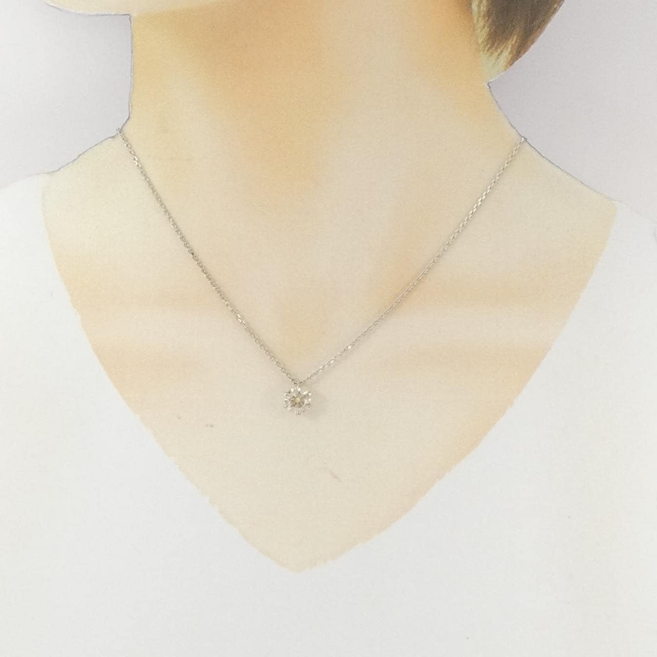 PT1000/PT850 ダイヤモンド ネックレス 1.531CT
