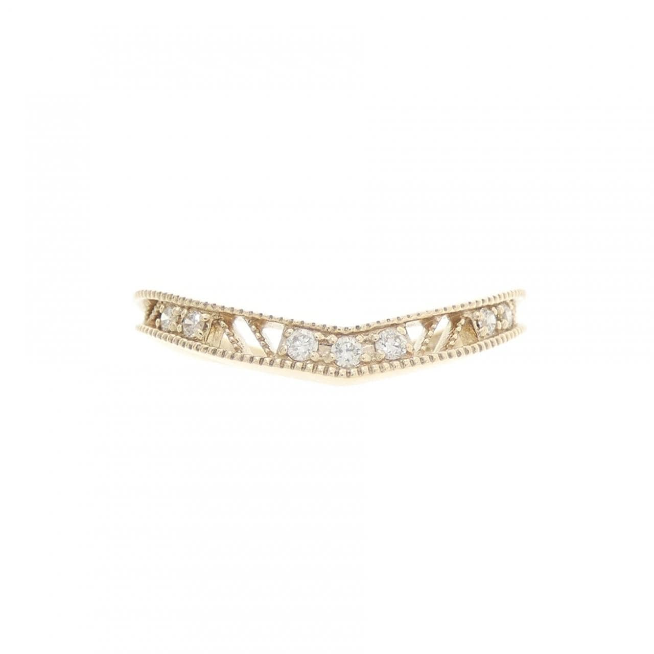 アガット ダイヤモンド リング 0.05CT