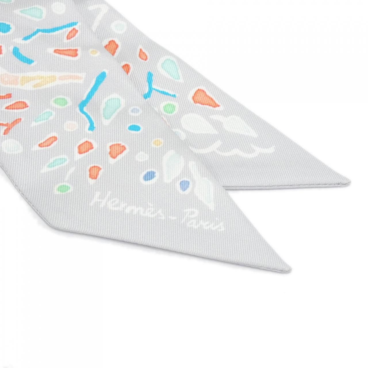 HERMES ISOLA DI PRIMAVERA Twilly 063755S Scarf