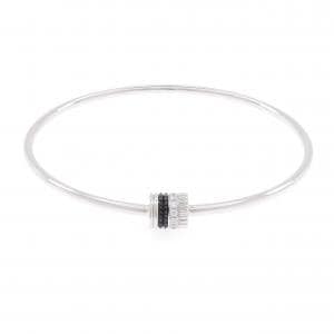 ブシュロン キャトル ブラック 1モチーフ バングル