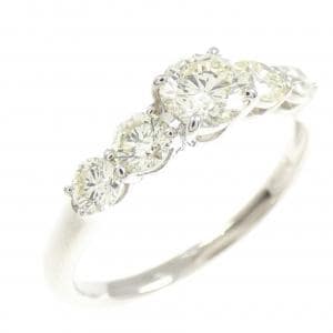 PT950 ダイヤモンド リング 0.85CT