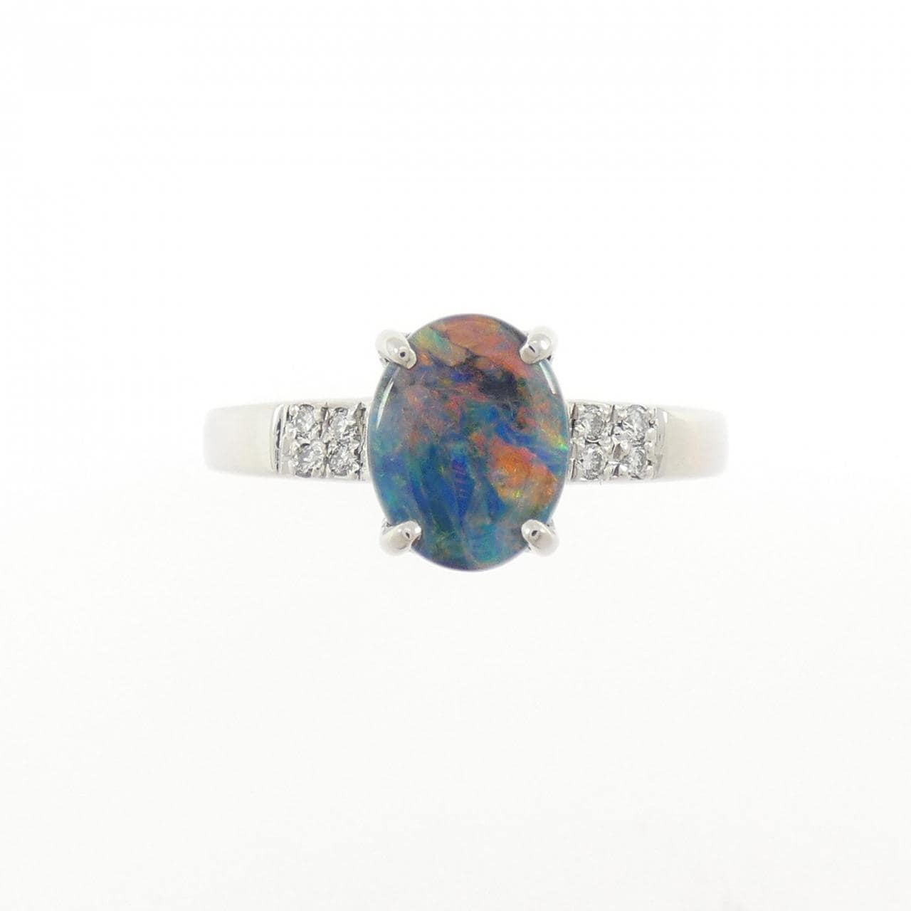 PT900 ブラックオパール リング 0.97CT