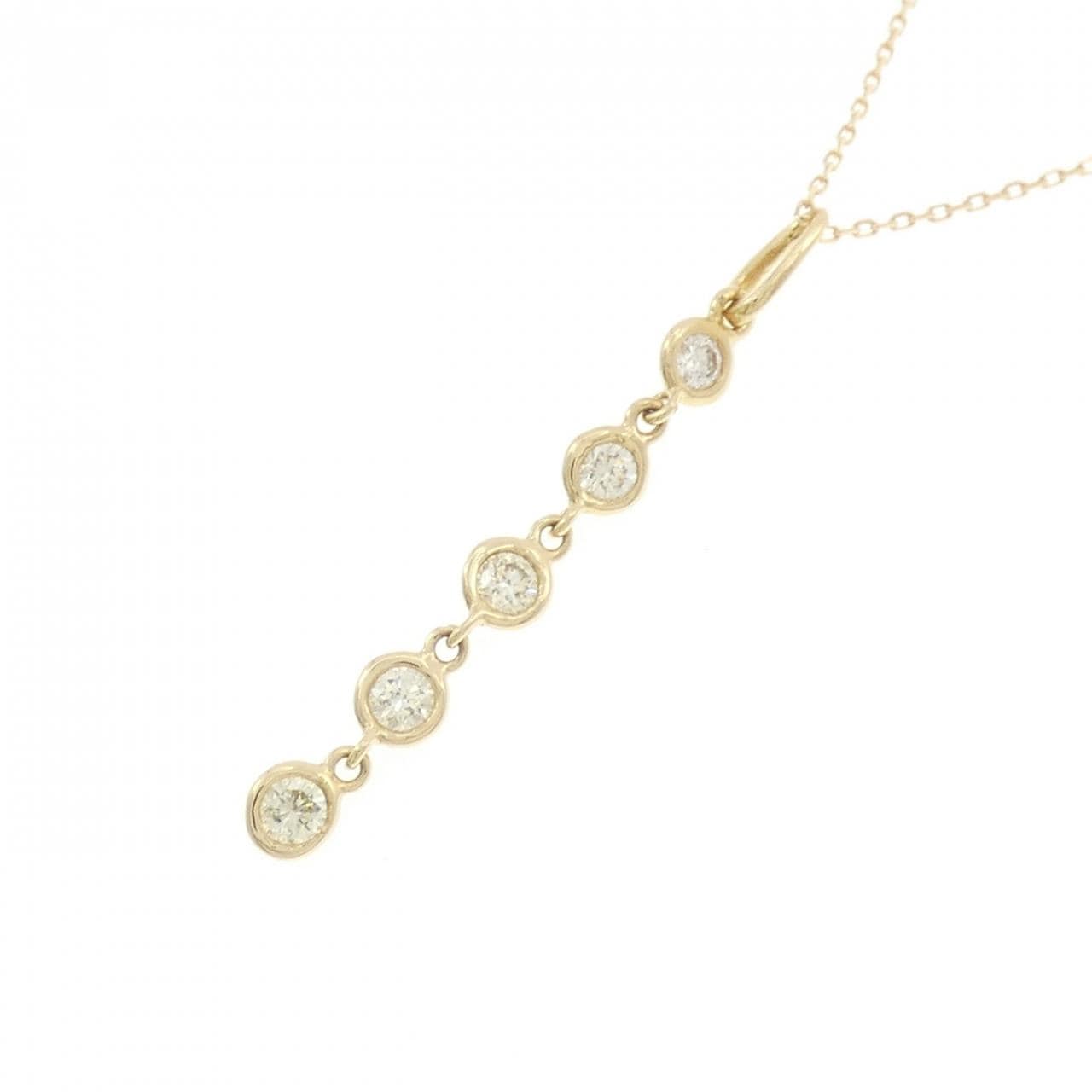ジーエスティービー ダイヤモンド ネックレス 0.35CT