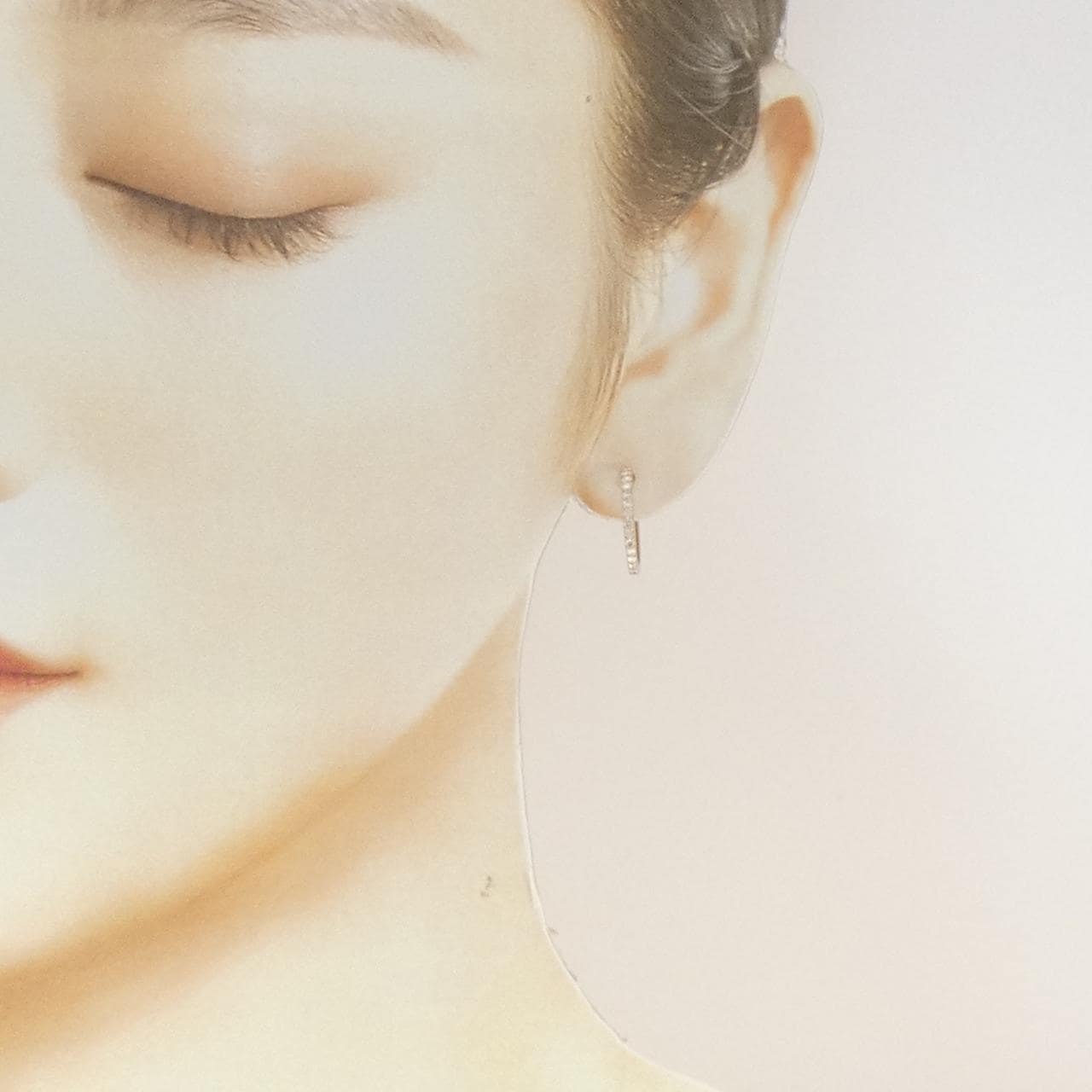 K18PG ダイヤモンド ピアス 0.30CT