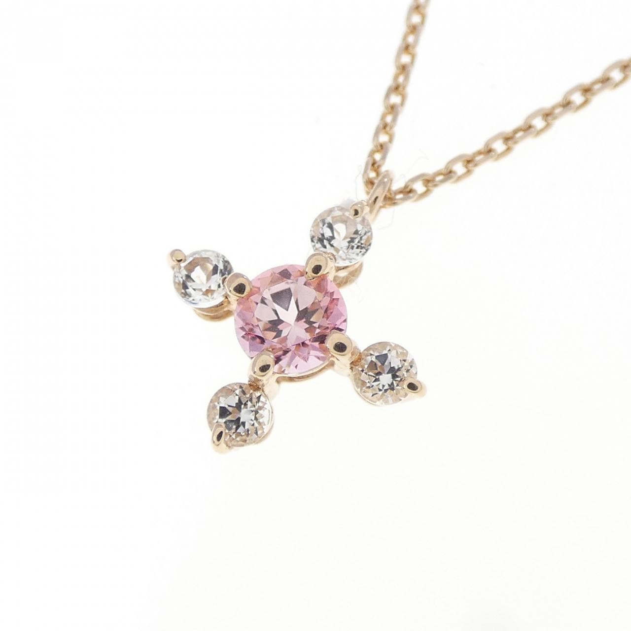 K10PG トパーズ ネックレス