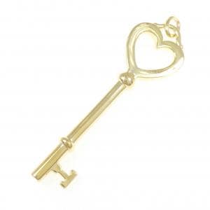 TIFFANY heart key large pendant