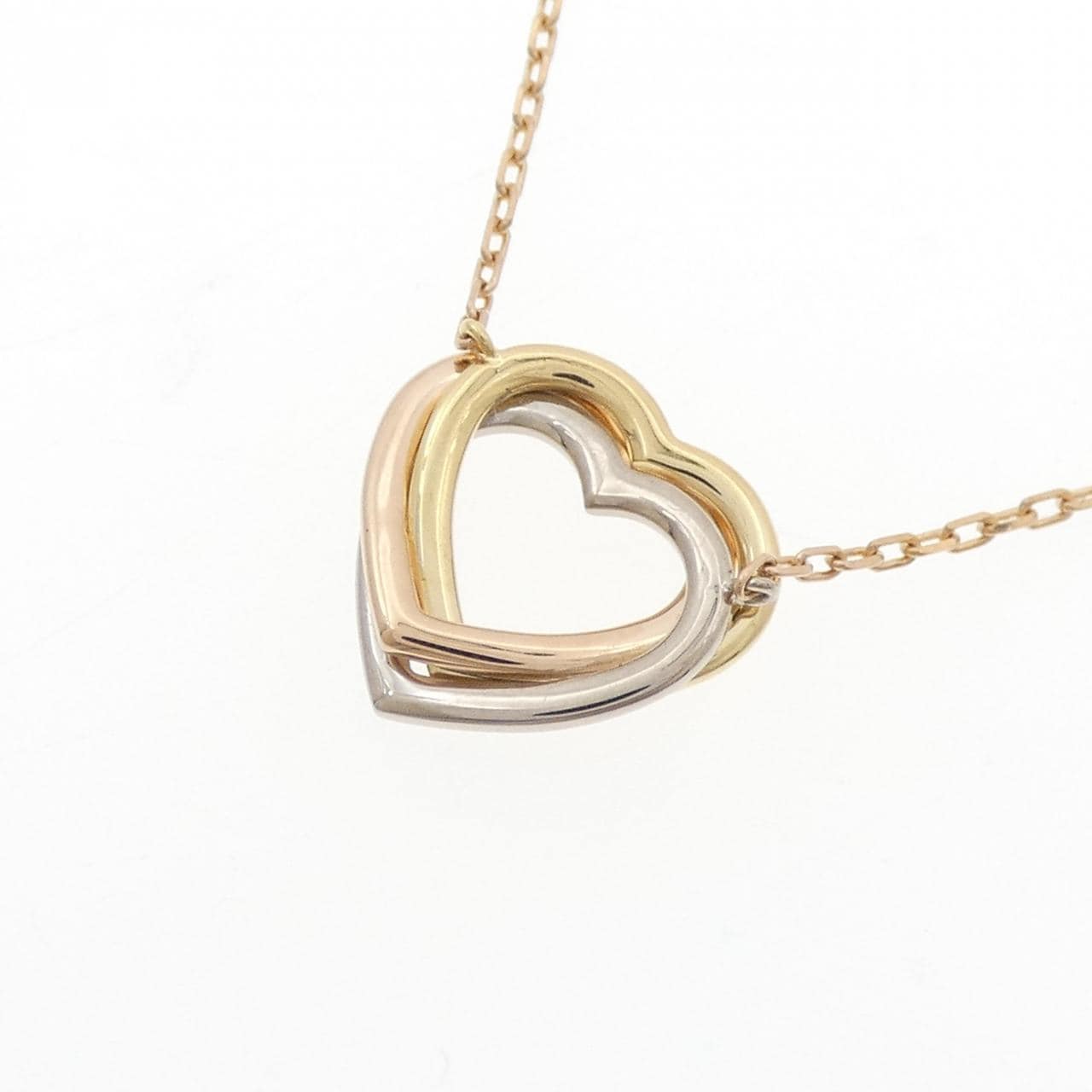 カルティエ トリニティ ハート ネックレス