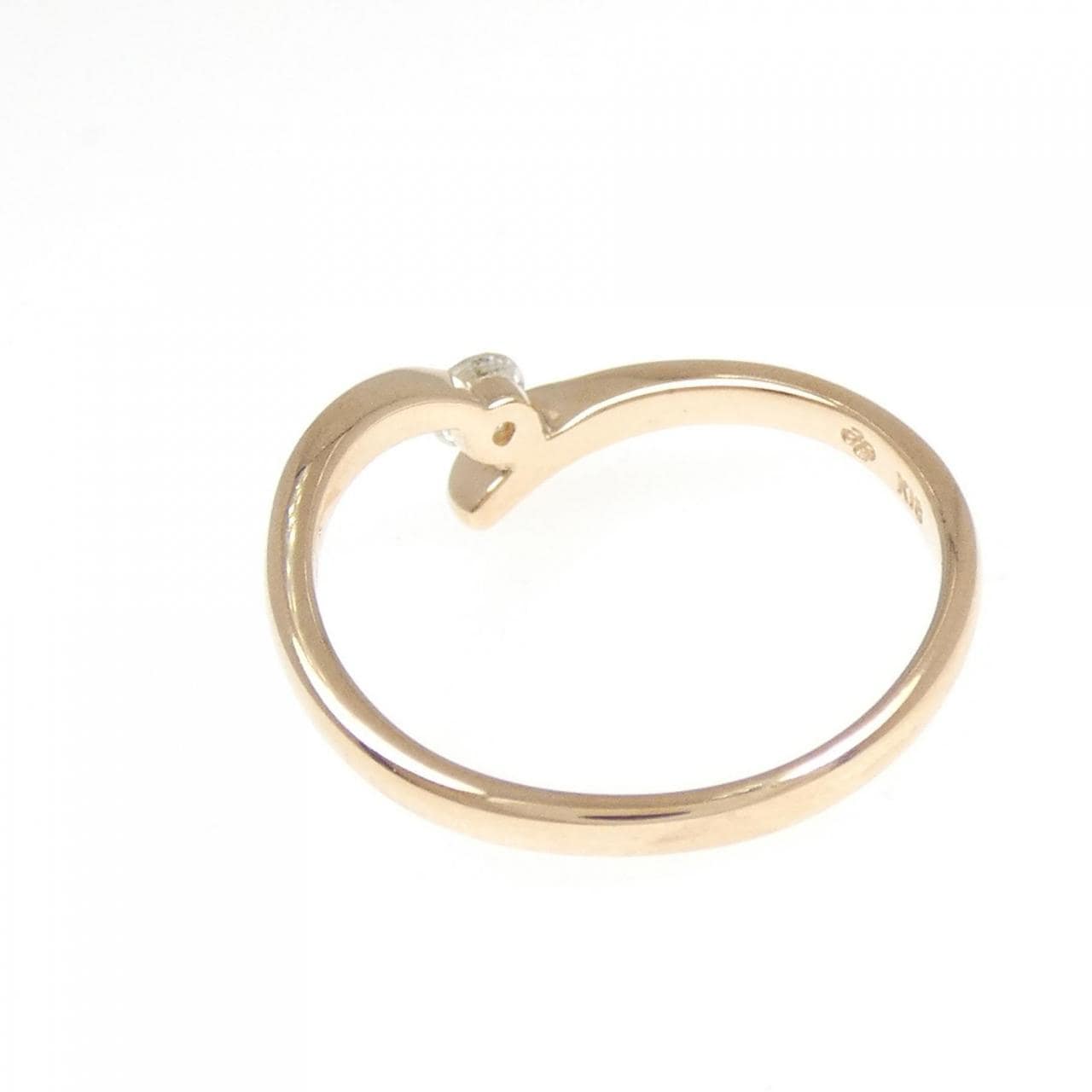 K18PG ダイヤモンド リング 0.12CT