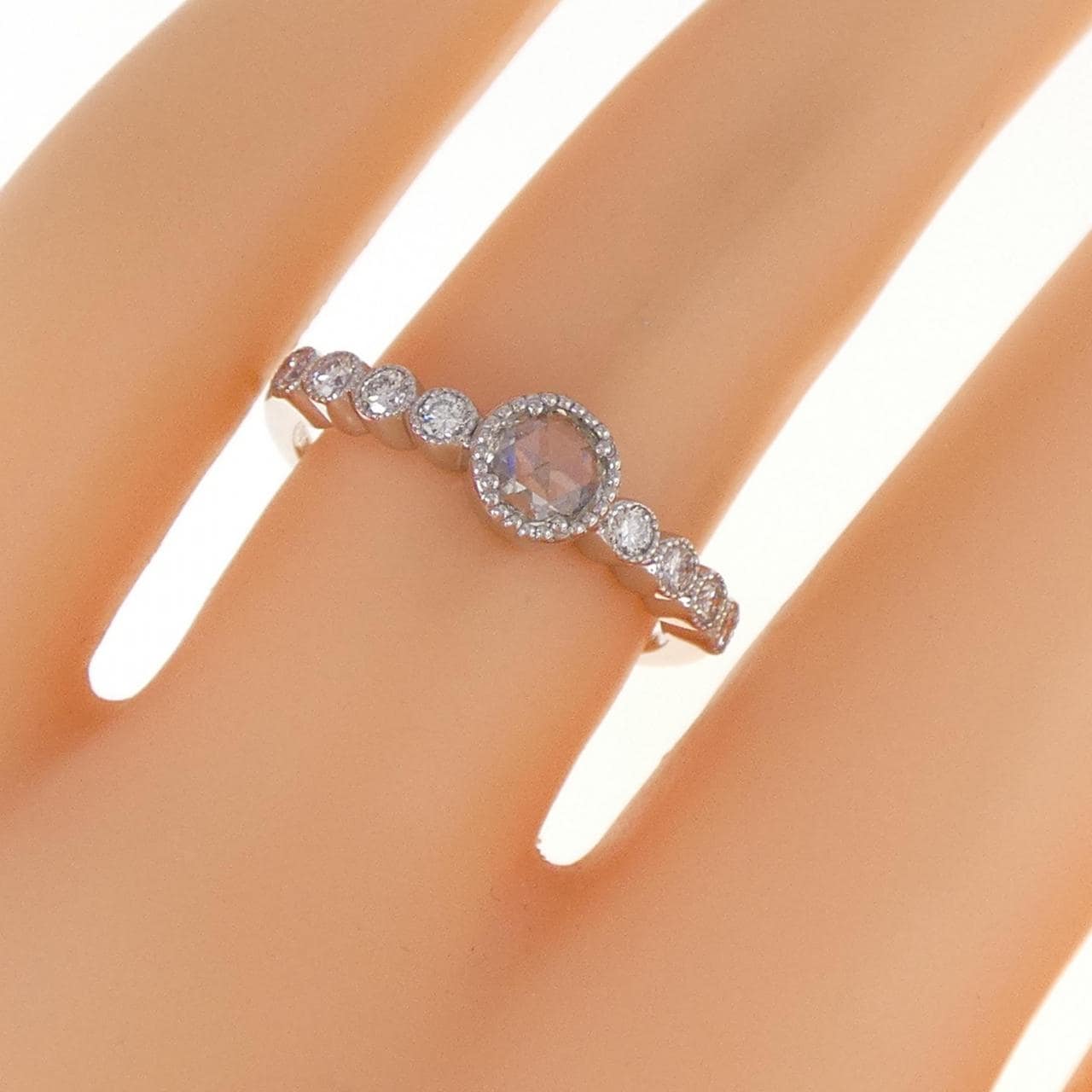 [新品] PT钻石戒指 0.183CT