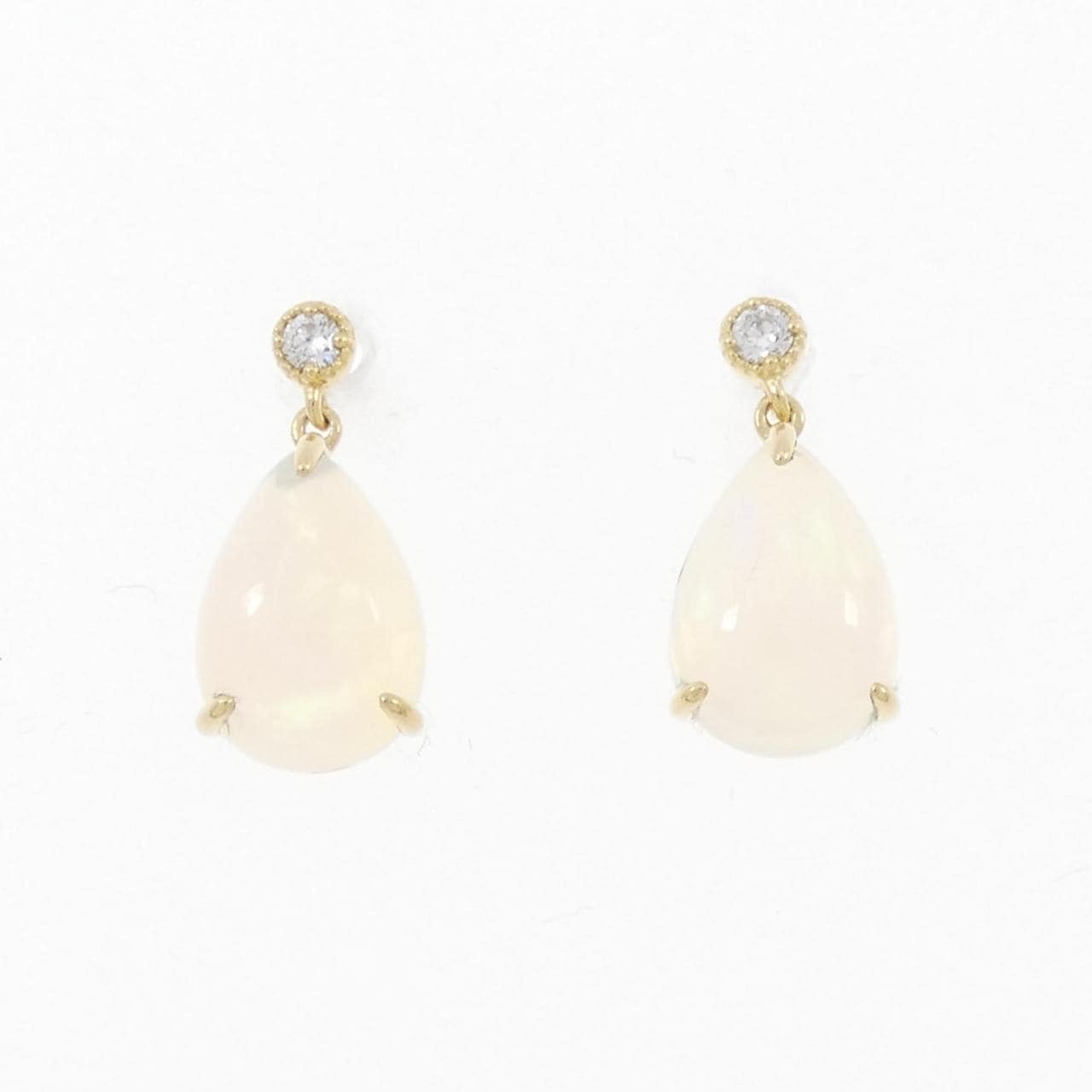 [BRAND NEW] K18YG OPAL Earrings 2.48CT